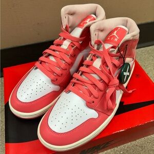 Jordan Sneakers in Red and White